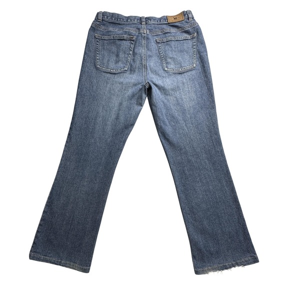 Lauren Jeans Co Ralph Lauren Jeans Womens 6 Blue Denim Mid Rise Bootcut Stretch